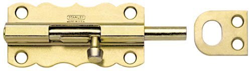 Hardware S757-140 CD1076 Barrel Bolt in Satin Brass Tone