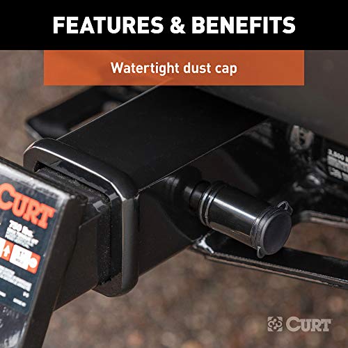 CURT 23518 Black Trailer Hitch Lock Fits 2-Inch Receiver