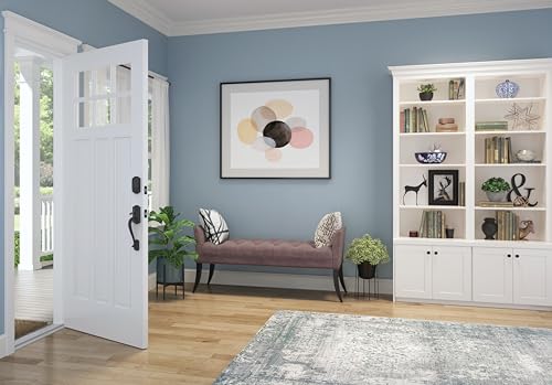 Encode Smart Wi-Fi Deadbolt with Camelot Trim in Matte Black