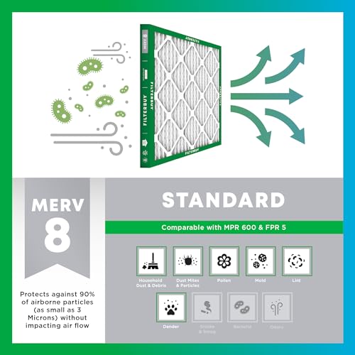 Pleated HVAC AC Furnace Air Filters Replacement