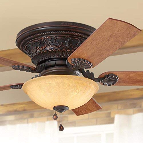 Harbor Breeze Lynstead 52-in Bronze LED Indoor Fan