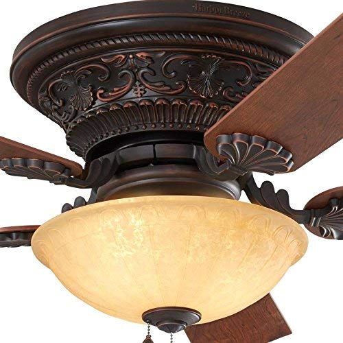 Harbor Breeze Lynstead 52-in Bronze LED Indoor Fan