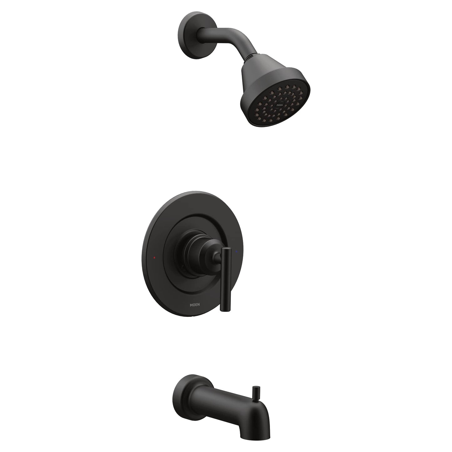 Black Pressure Balancing Eco-Performance Tub and Shower