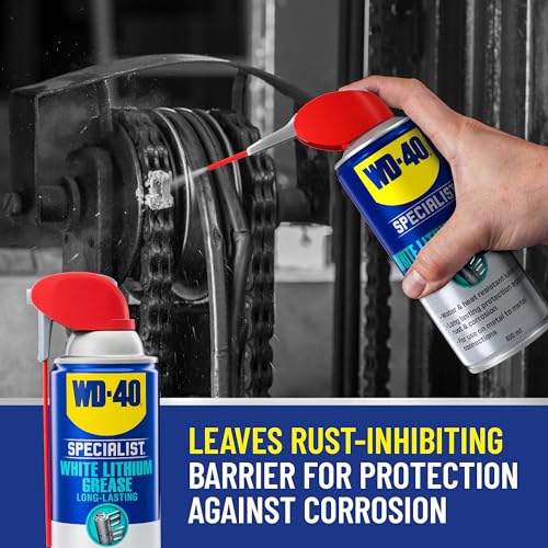 WD-40 Specialist White Lithium Grease Spray with SMART STRAW