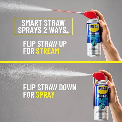 WD-40 Specialist White Lithium Grease Spray with SMART STRAW