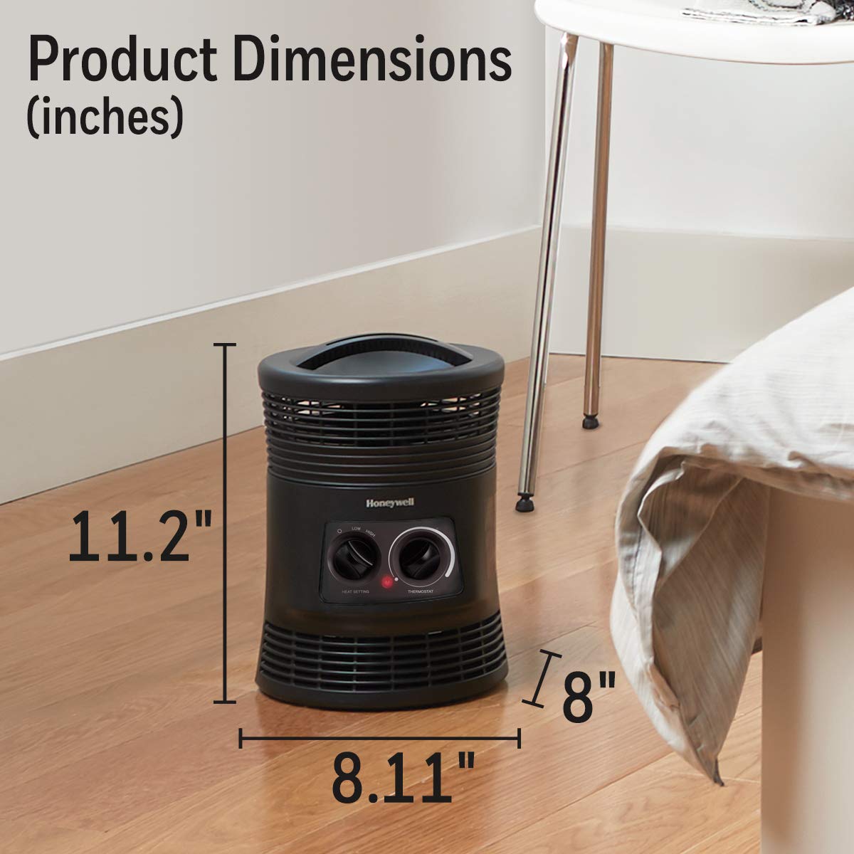 Honeywell HHF360V Fan Forced Heater with Surround Heat Output