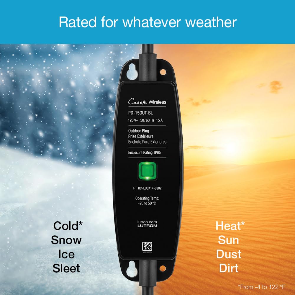 Lutron Caseta Smart Lighting Weatherproof