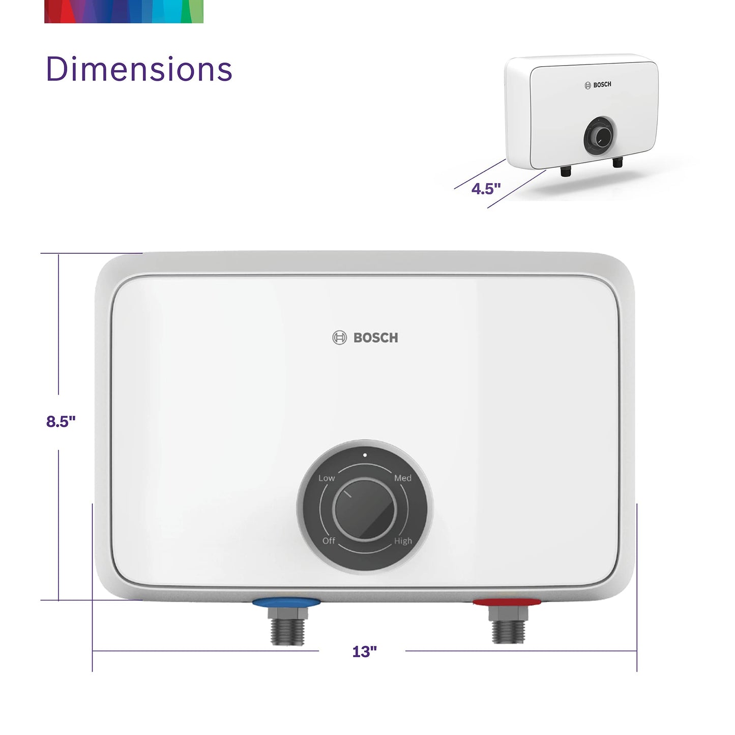 Bosch Thermotechnology Tronic 4000 Electric Tankless Water Heater
