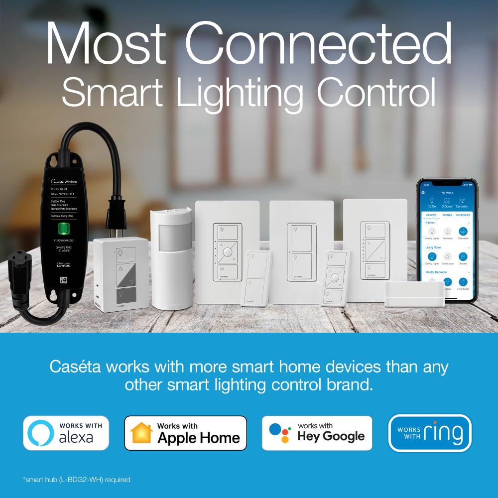 Lutron Caseta Smart Lighting Weatherproof