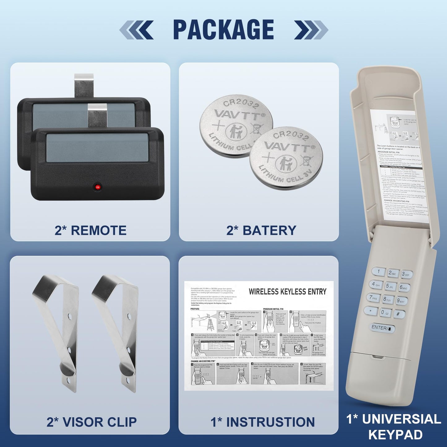Craftsman Garage Door Opener Keypad Remote