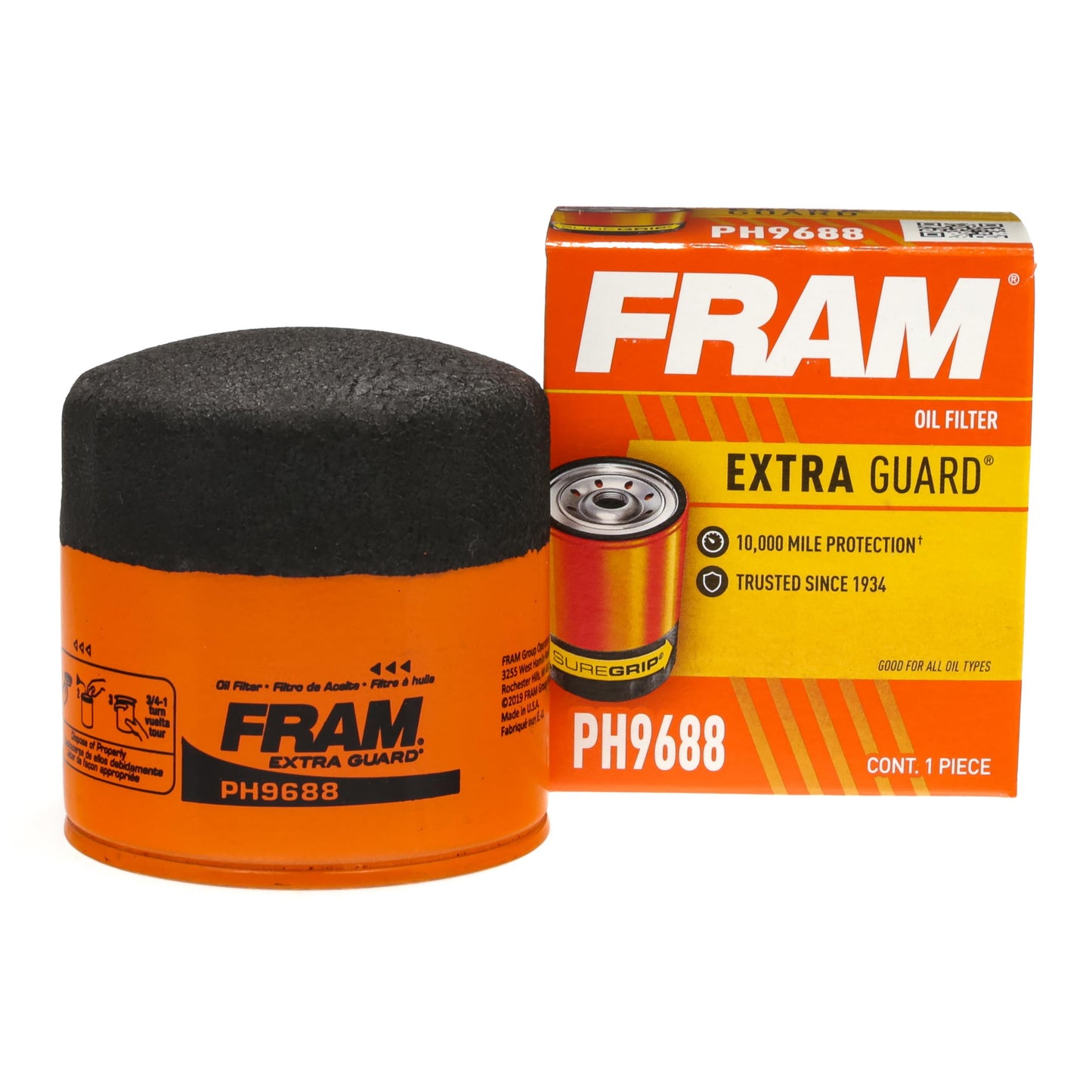 10K Mile Change Interval Oil Filter, Cylindrical.