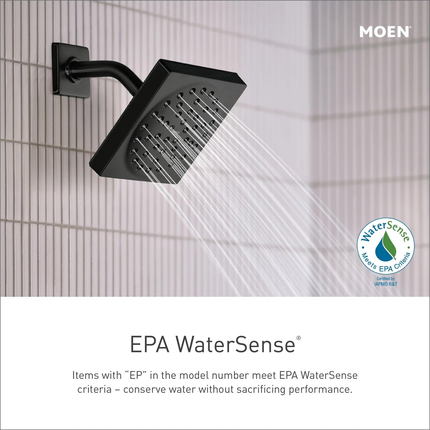 Black Pressure Balancing Eco-Performance Tub and Shower