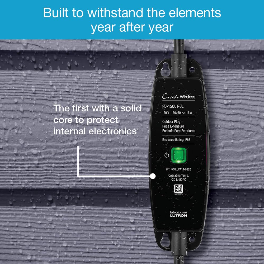 Lutron Caseta Smart Lighting Weatherproof