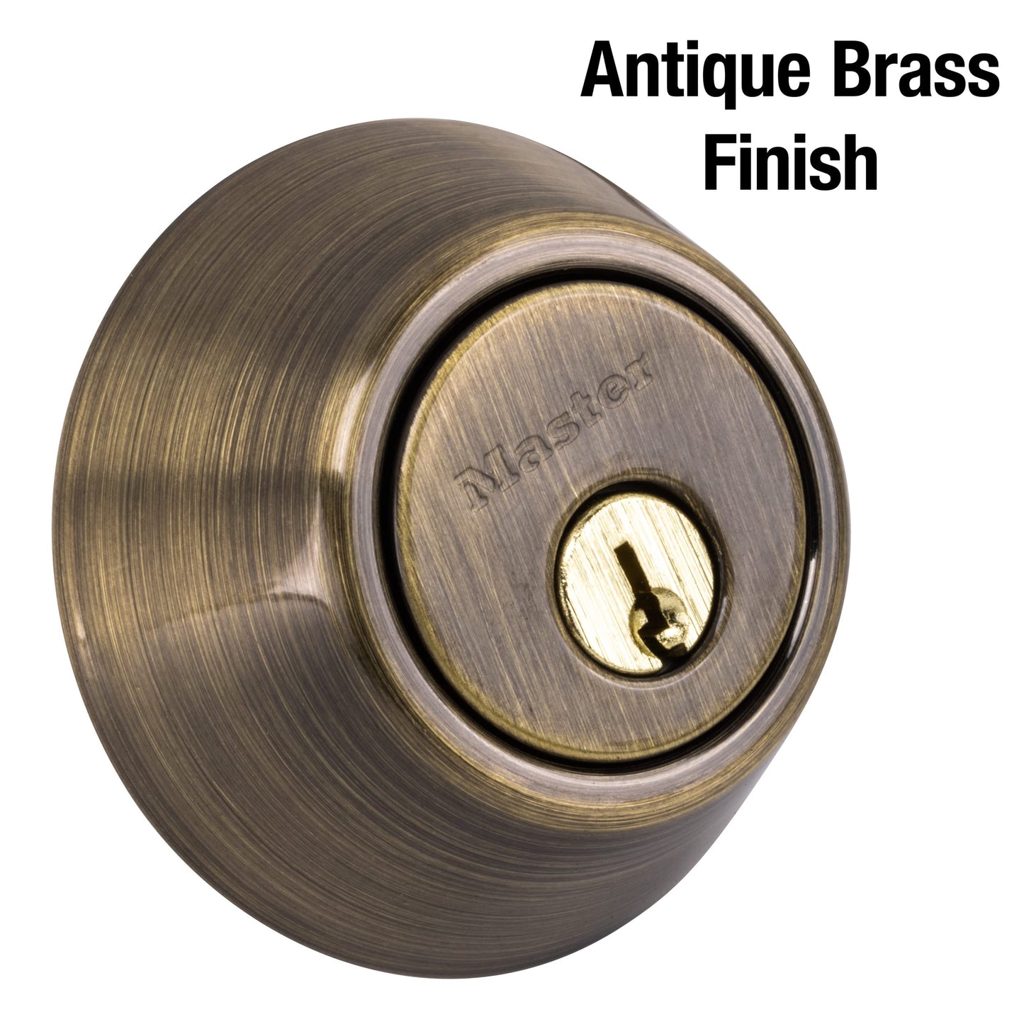 Master Lock Keyed Entry Door Lock,Antique Brass