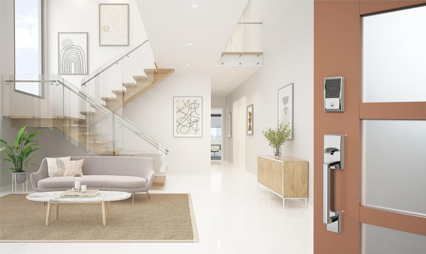 Smart Keyless Entry Touchscreen Door Lock