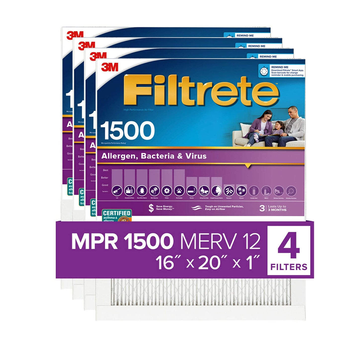 Filtrete 16x20x1 AC Furnace Air Filter