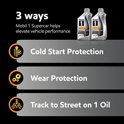 Mobil 1 Supercar Advanced Full Synthetic Motor Oil