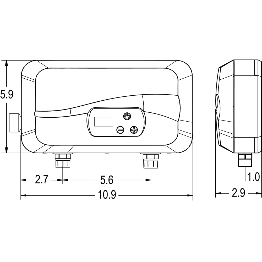 Thermostatic Point of Use Tankless Electric Water Heater