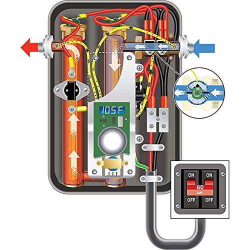 ECO 11 Electric Tankless Water Heater 13KW at 240 Volts