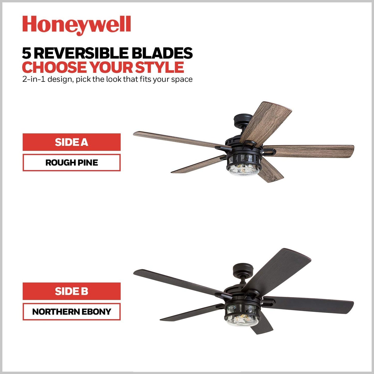 Honeywell Ceiling Fans with Light and Remote Control